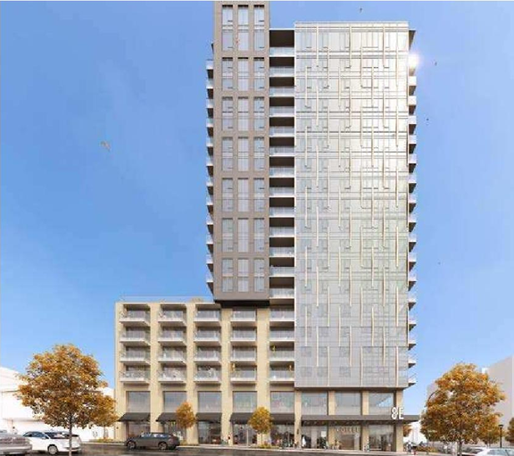 Rendering of building from page 6 of the file 'Referral report'
