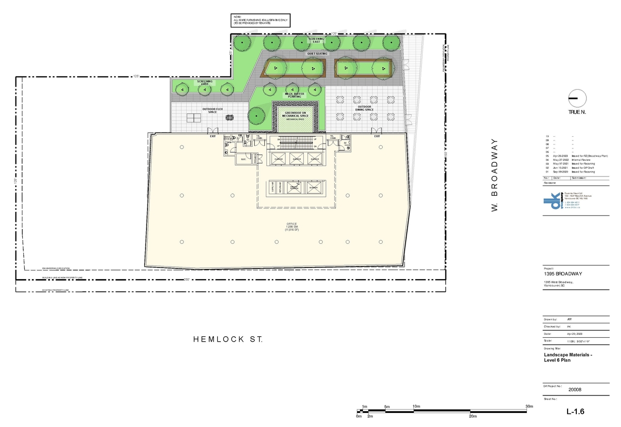 Construction site plan for project from page 63 of the file 'Application booklet'