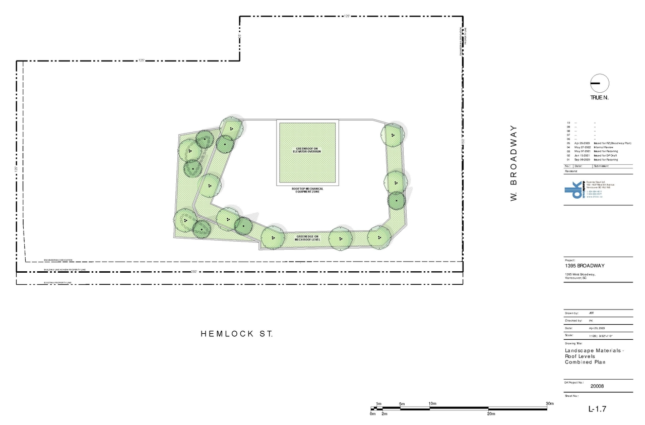 Construction site plan for project from page 64 of the file 'Application booklet'