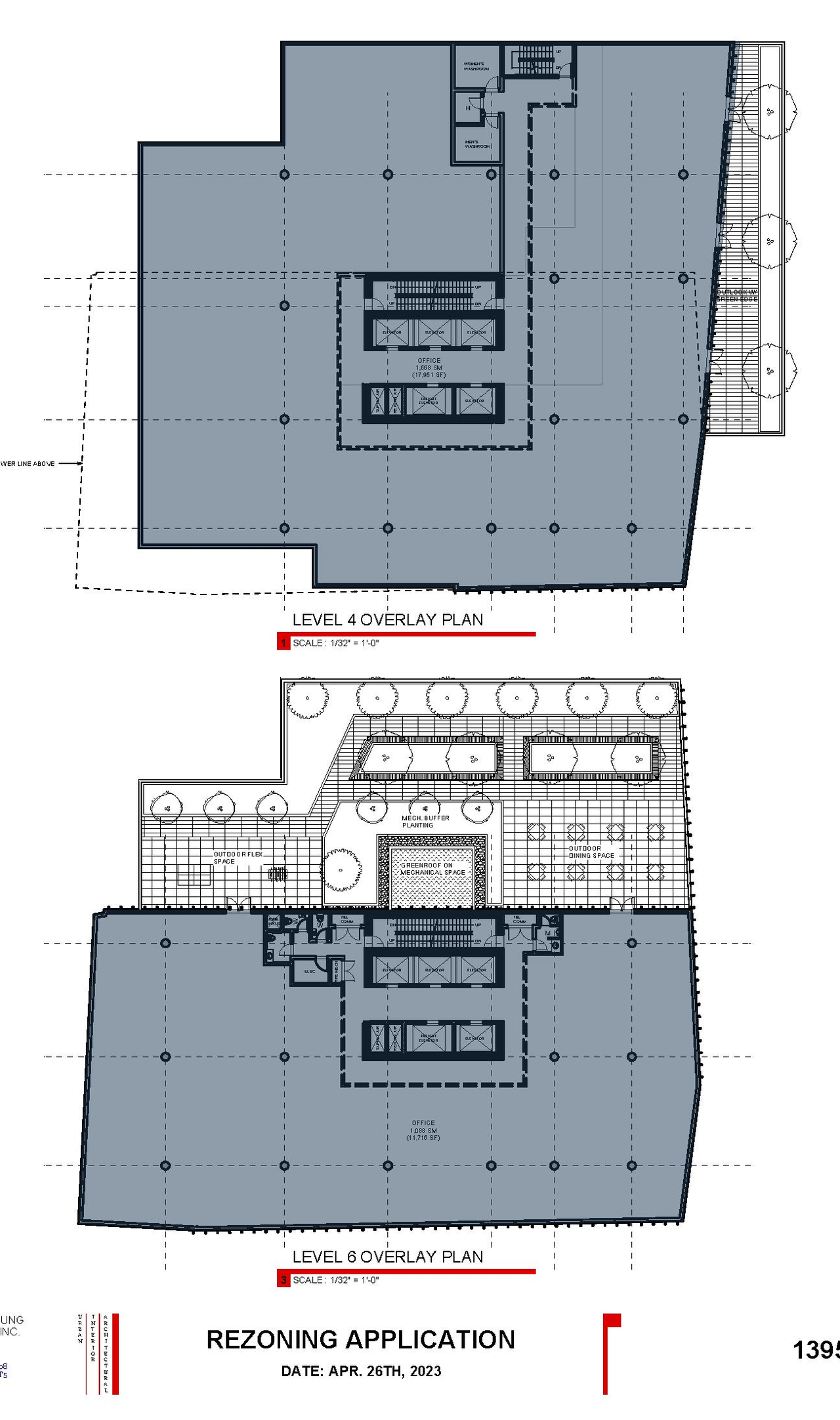 Floor plan for project from page 68 of the file 'Application booklet'