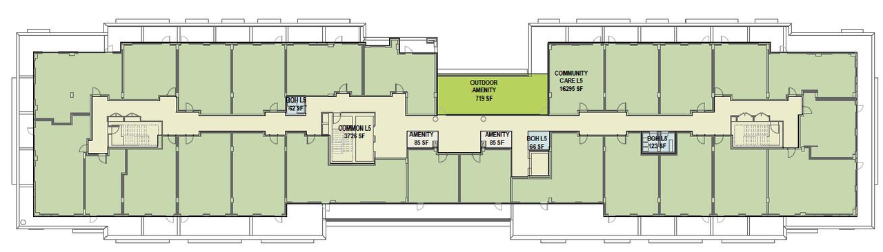 Floor plan for project from page 37 of the file 'Referral report'