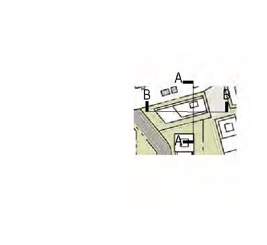 Construction site plan for project from page 169 of the file 'Referral report'