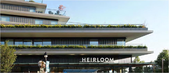 Rendering of building from page 190 of the file 'Referral report'