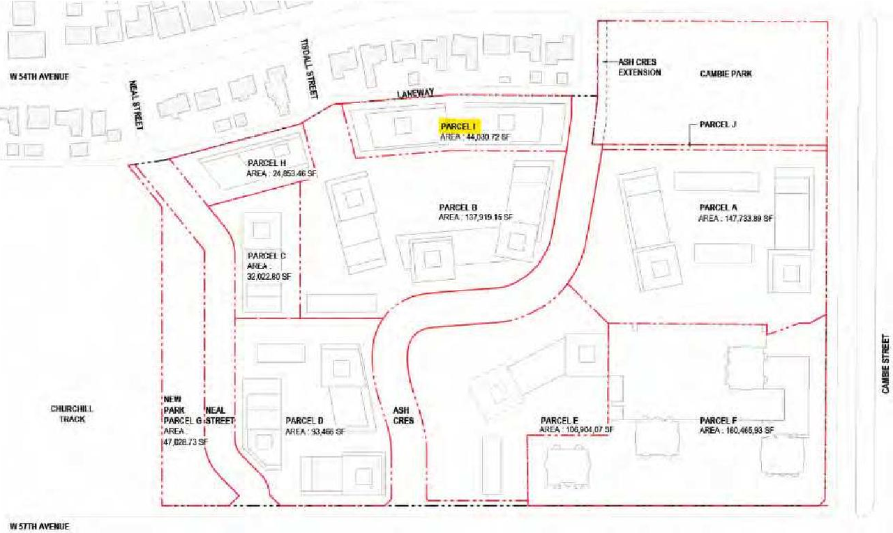 Construction site plan for project from page 64 of the file 'Referral report'