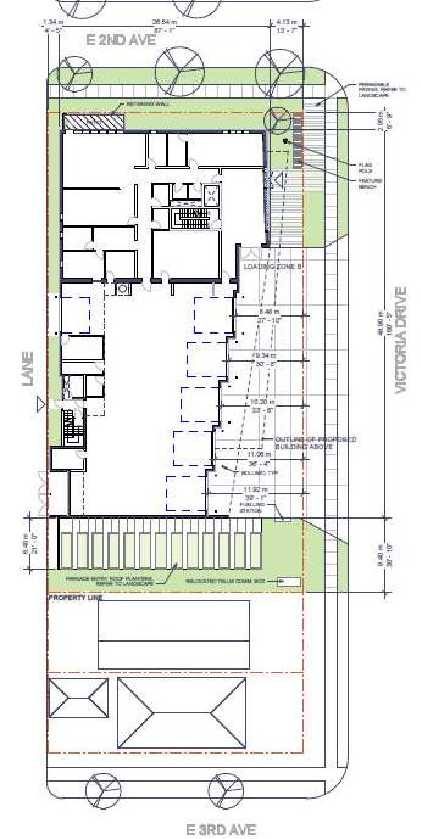 Construction site plan for project from page 22 of the file 'Referral report'