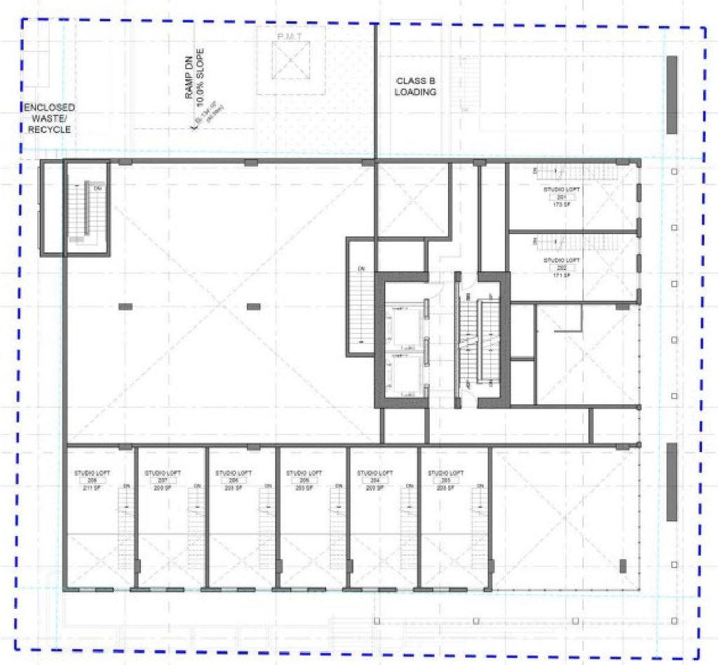 Floor plan for project from page 37 of the file 'Referral report'