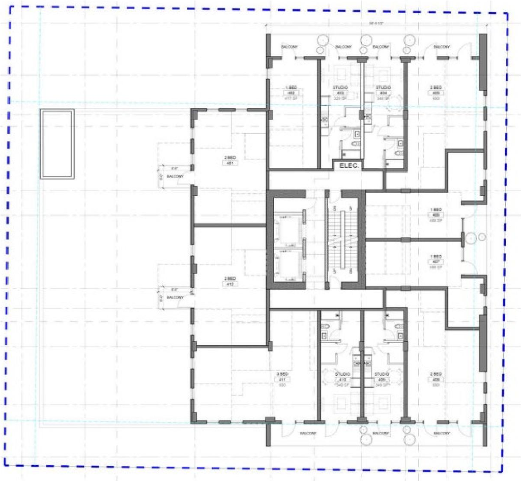 Floor plan for project from page 39 of the file 'Referral report'