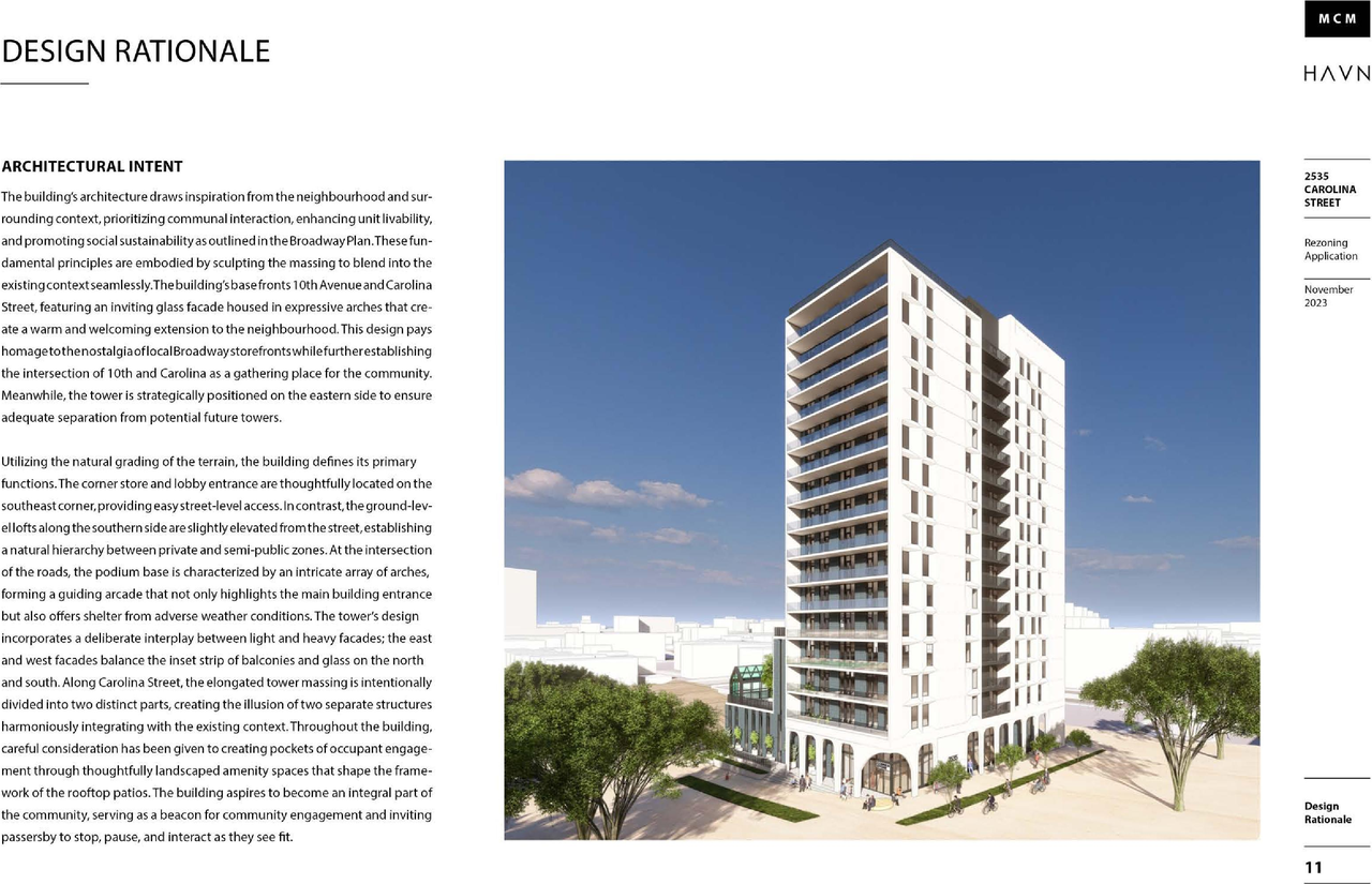 Rendering of building from page 11 of the file 'Application booklet'
