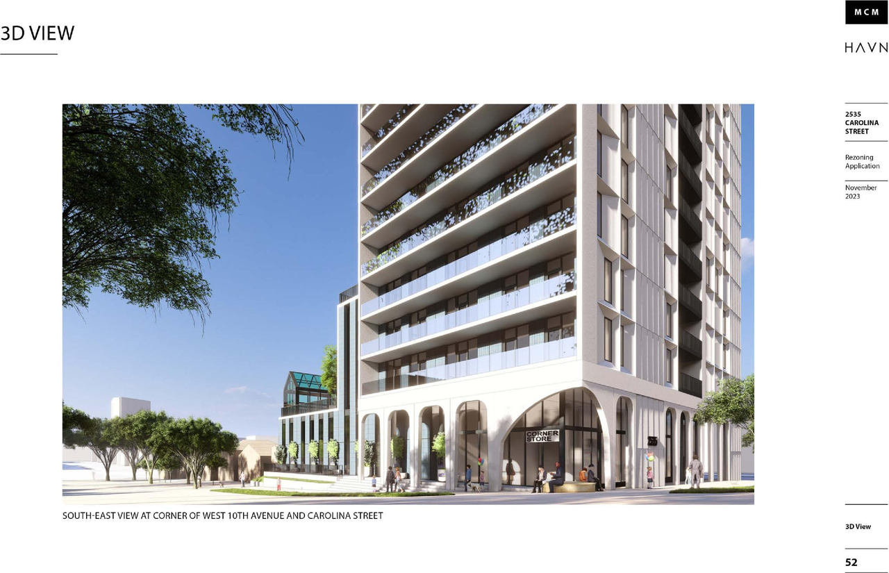 Rendering of building from page 52 of the file 'Application booklet'