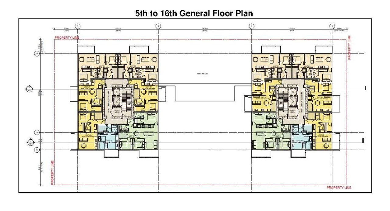 Floor plan for project from page 36 of the file 'Referral report'