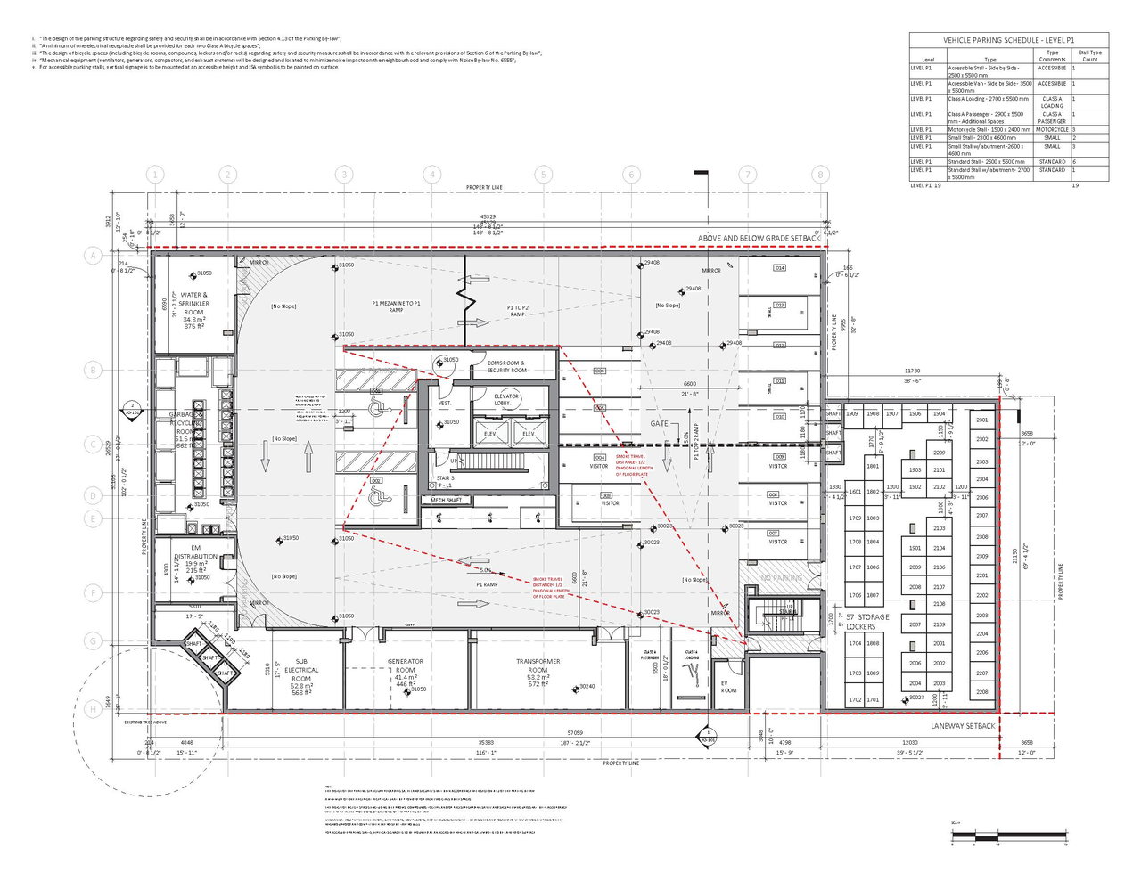 Floor plan for project from page 35 of the file 'Application booklet'