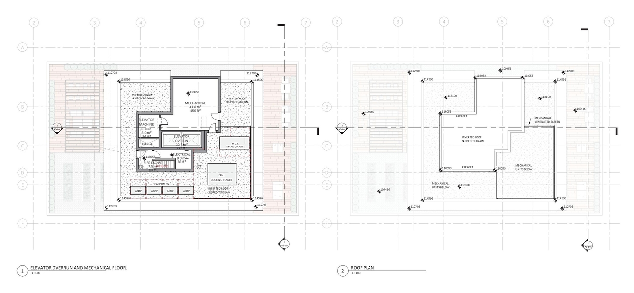 Floor plan for project from page 44 of the file 'Application booklet'