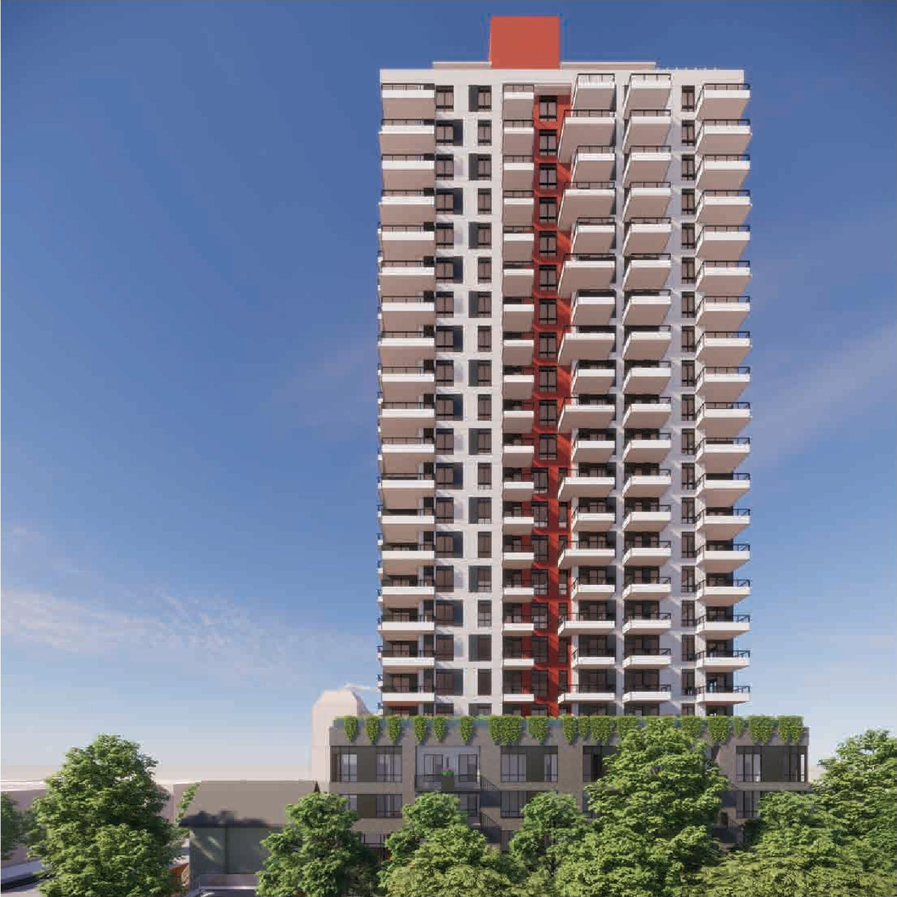 Rendering of building from page 53 of the file 'Application booklet'