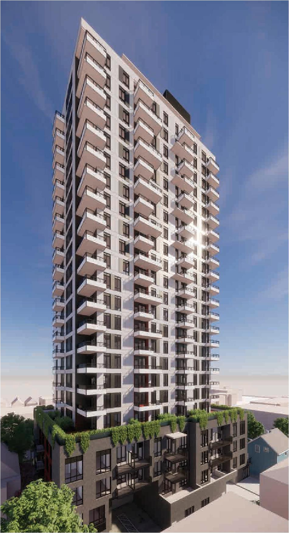 Rendering of building from page 54 of the file 'Application booklet'