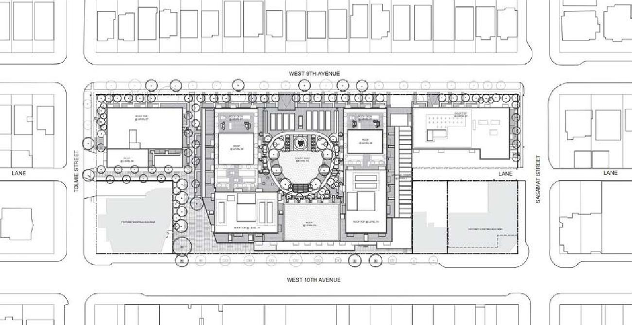 Floor plan for project from page 52 of the file 'Referral report'