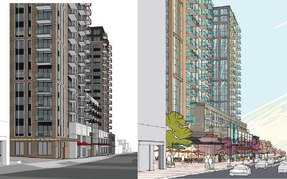 Rendering of building from page 8 of the file 'Referral report'