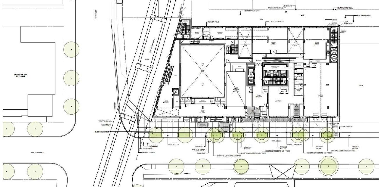 Floor plan for project from page 43 of the file 'Referral report'