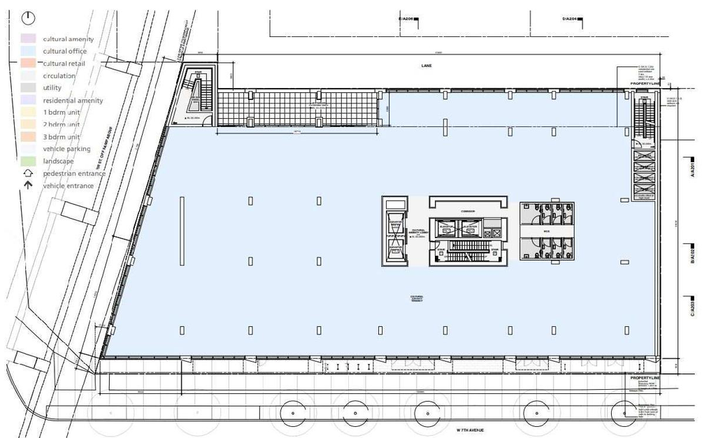 Floor plan for project from page 44 of the file 'Referral report'