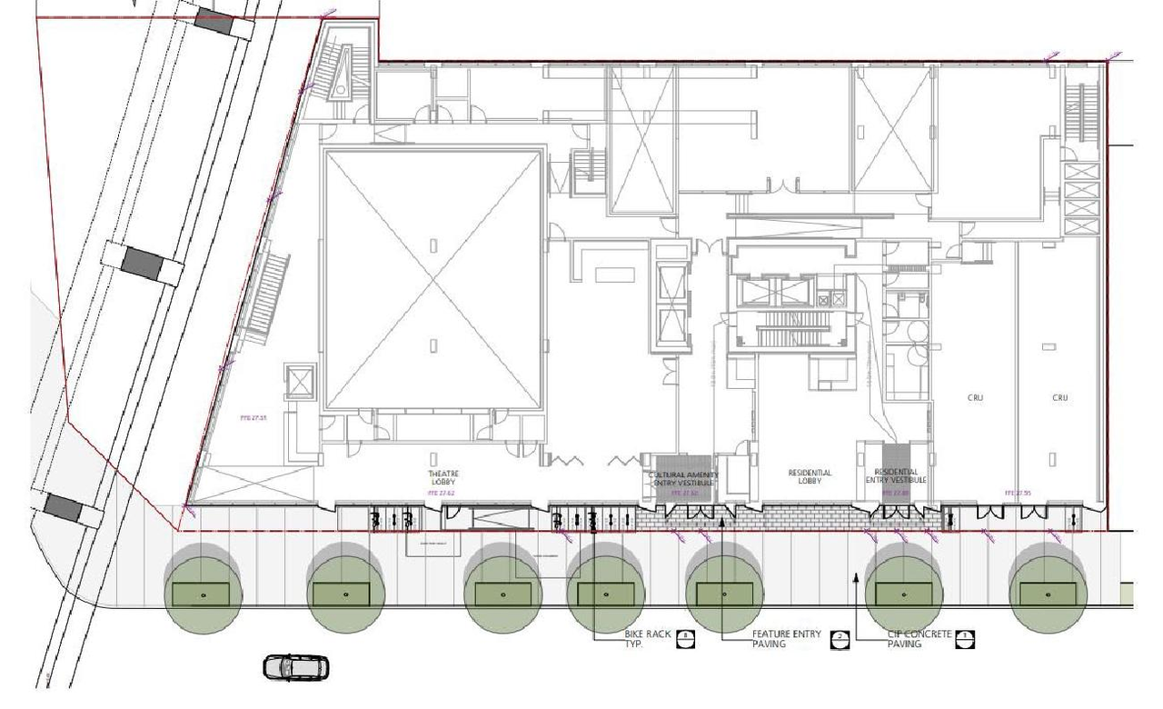 Floor plan for project from page 45 of the file 'Referral report'