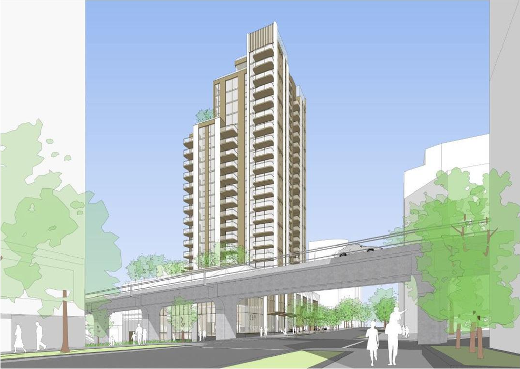 Rendering of building from page 50 of the file 'Referral report'