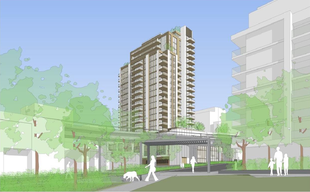 Rendering of building from page 50 of the file 'Referral report'