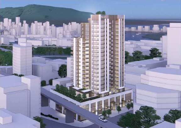 Rendering of building from page 7 of the file 'Referral report'