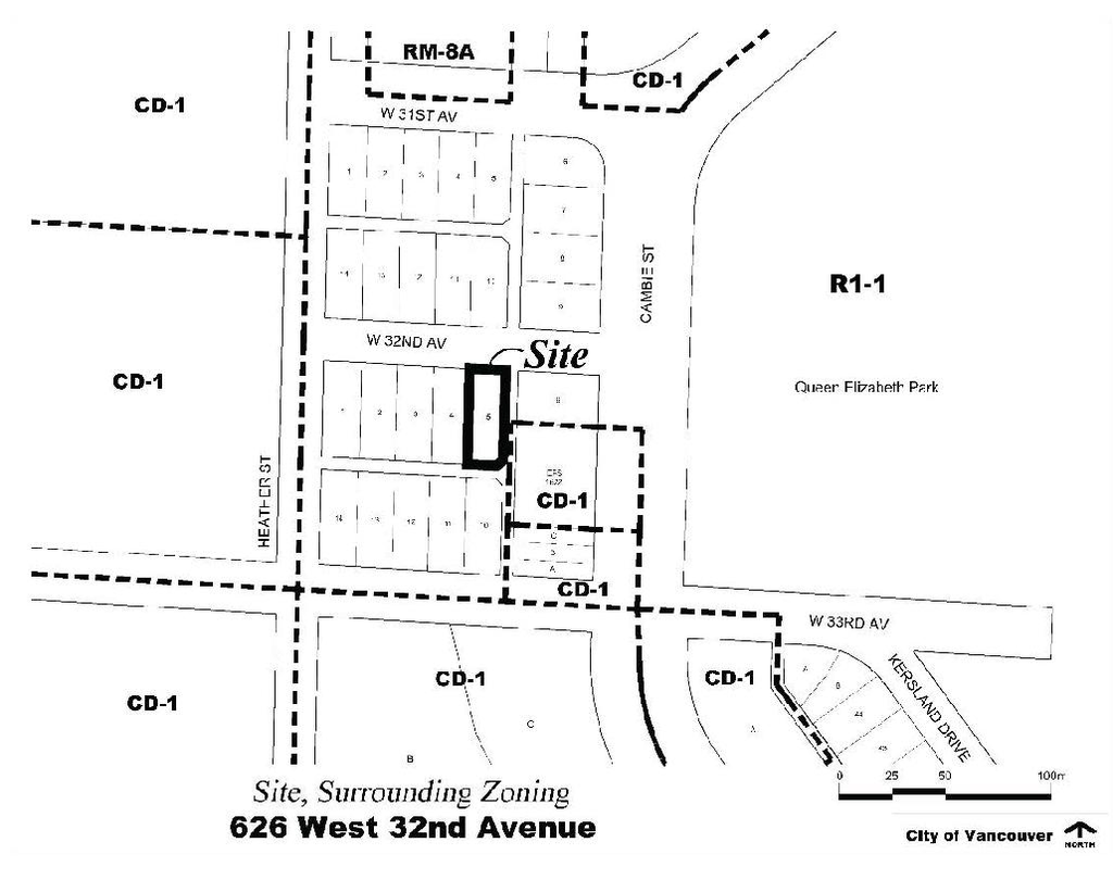 Construction site plan for project from page 3 of the file 'Referral report'