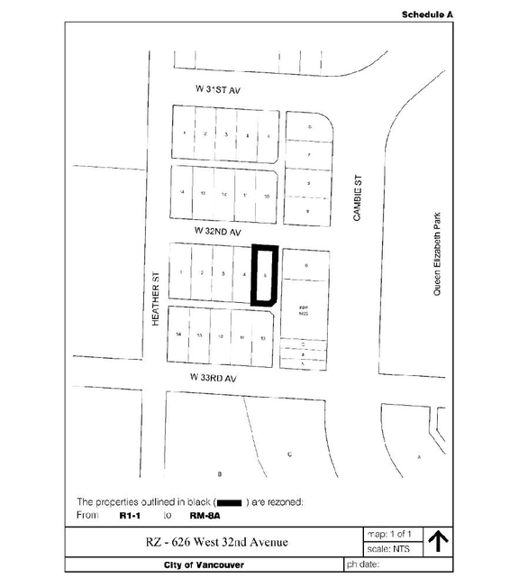Construction site plan for project from page 7 of the file 'Referral report'