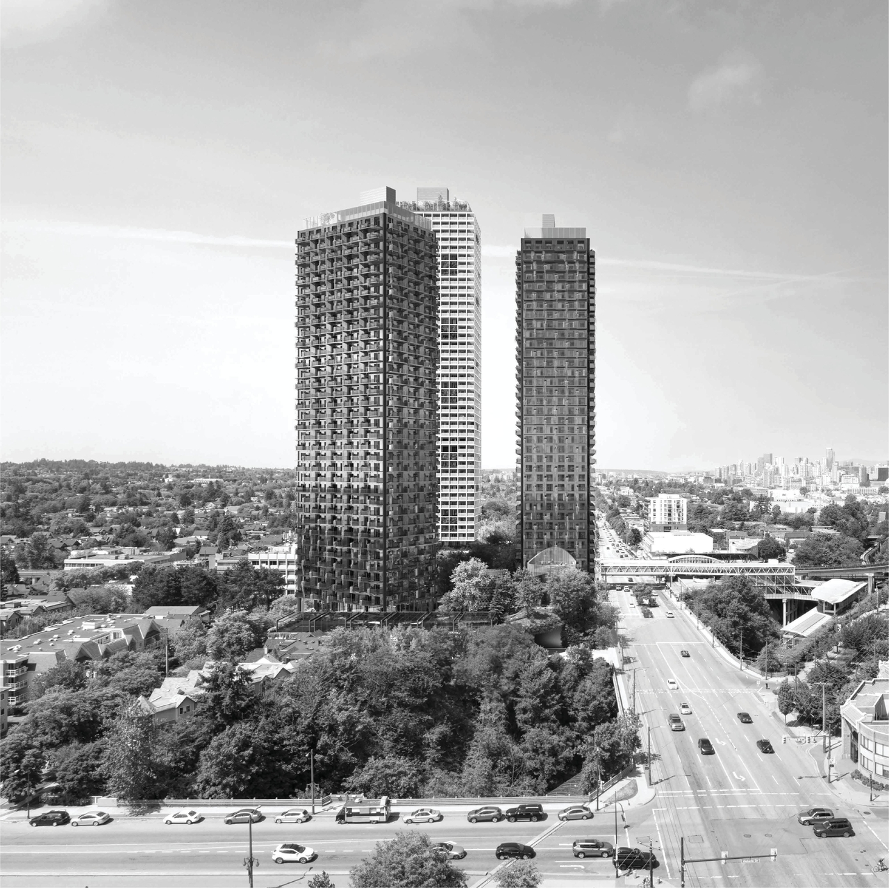 Rendering of building from page 1 of the file 'Architectural drawings'