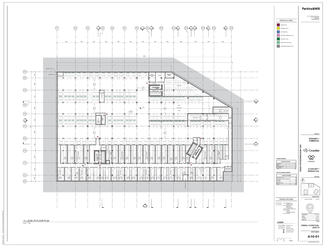 Floor plan for project from page 11 of the file 'Architectural drawings'