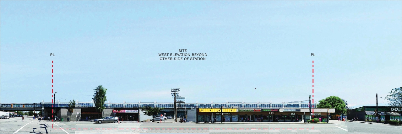 Rendering of building from page 6 of the file 'Architectural drawings'