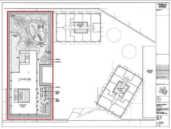 Construction site plan for project from page 16 of the file 'Referral report'