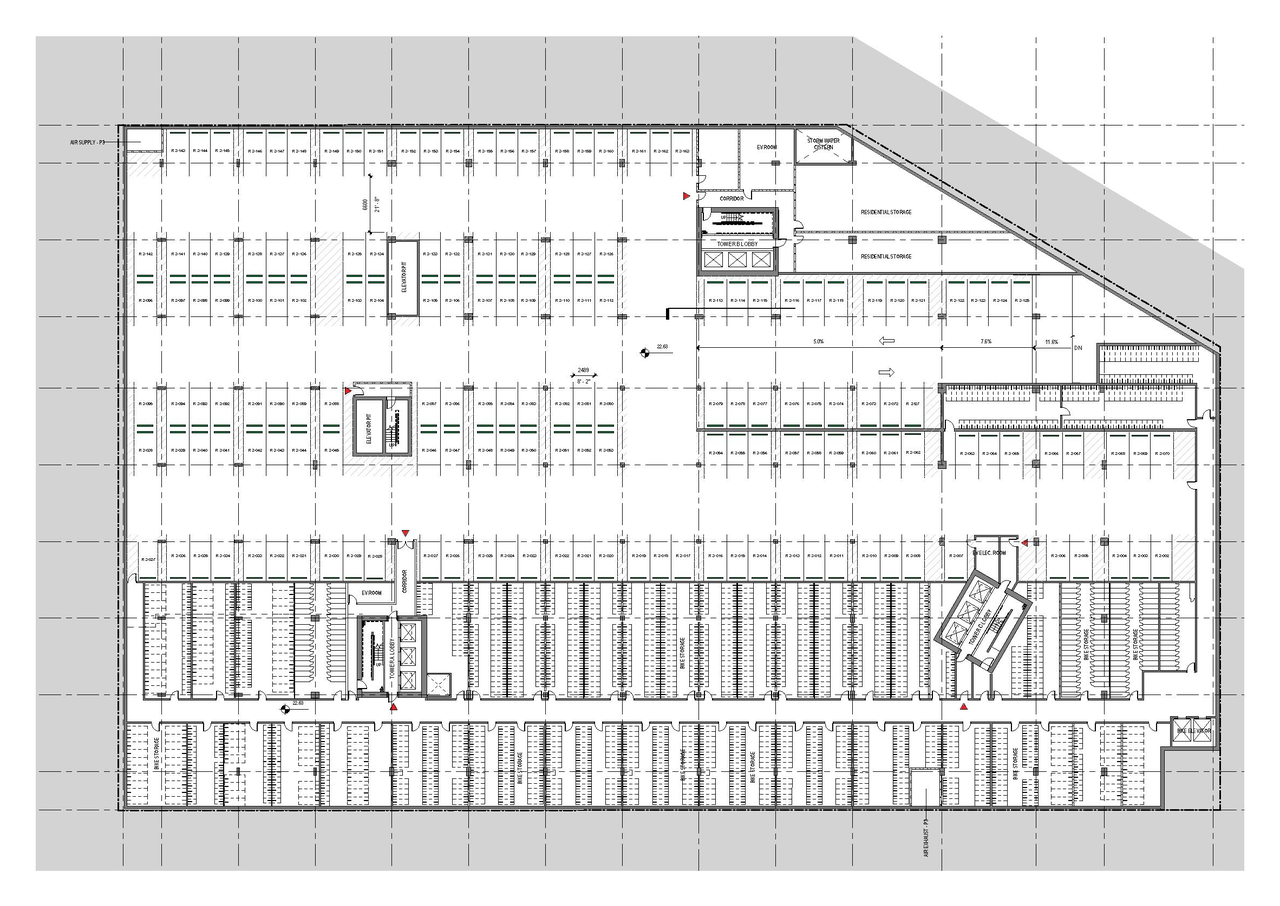 Floor plan for project from page 106 of the file 'Application booklet'