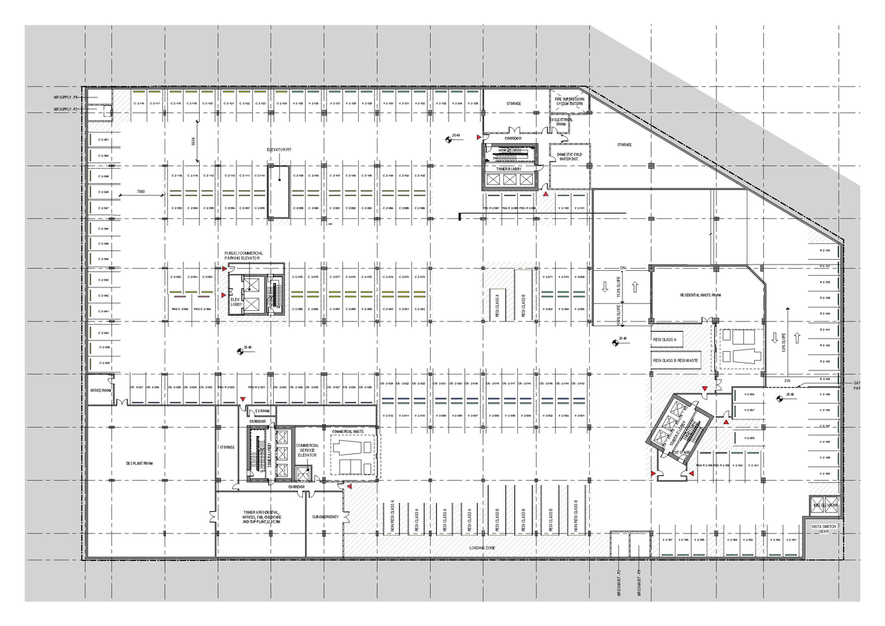 Floor plan for project from page 107 of the file 'Application booklet'