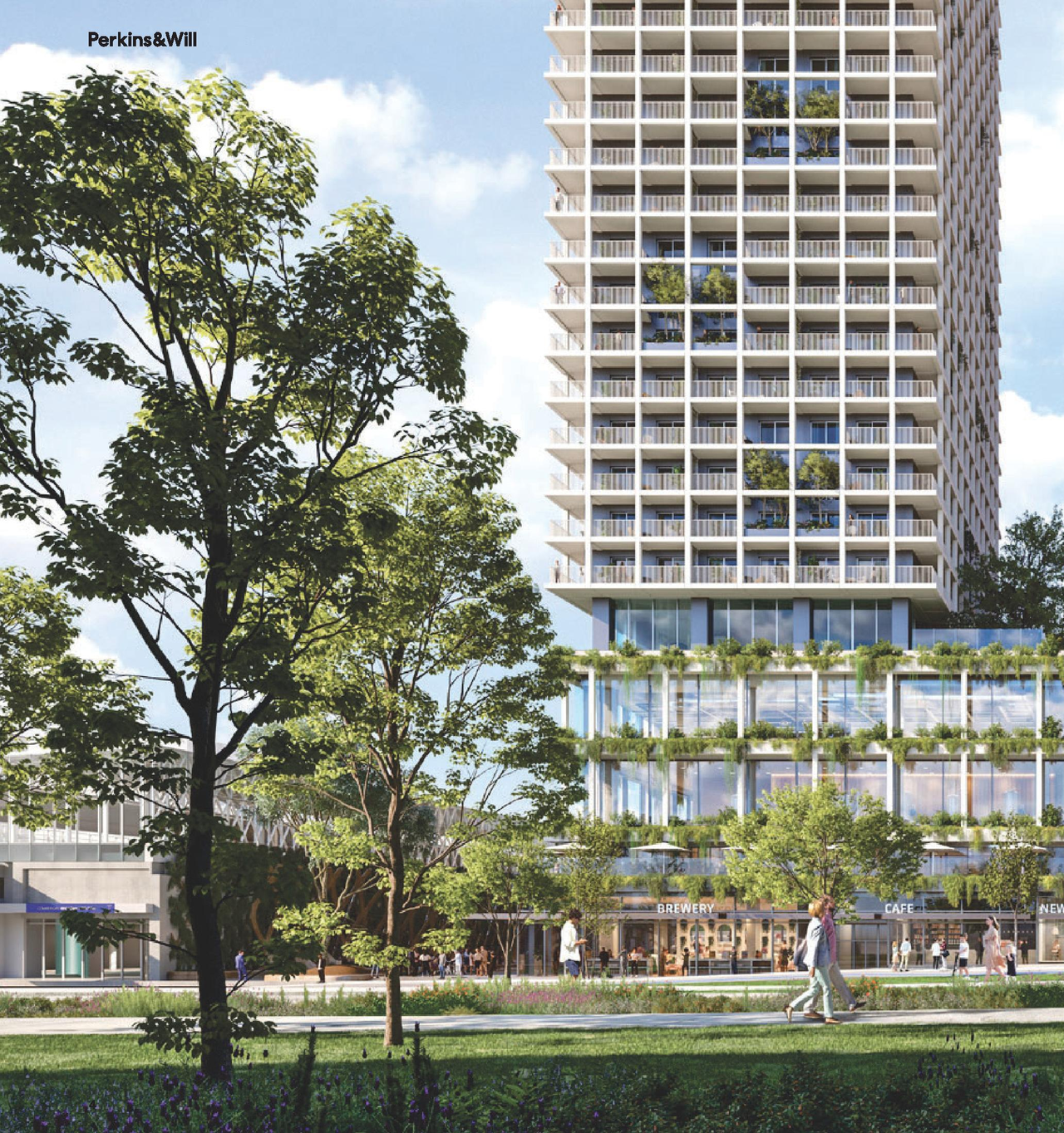 Rendering of building from page 4 of the file 'Application booklet'
