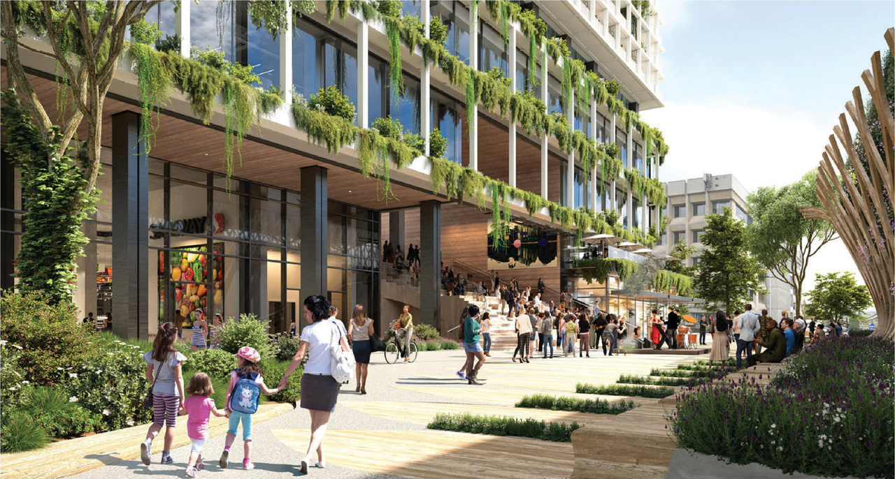 Rendering of building from page 98 of the file 'Application booklet'
