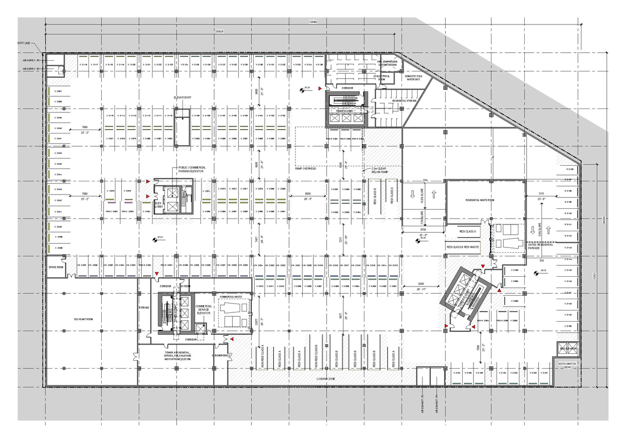 Floor plan for project from page 107 of the file 'Application booklet'