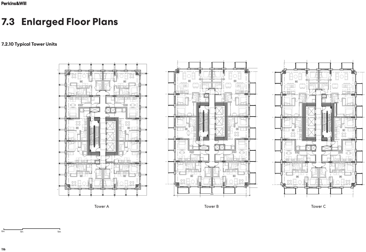 Floor plan for project from page 116 of the file 'Application booklet'
