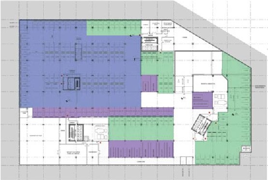 Floor plan for project from page 54 of the file 'Application booklet'