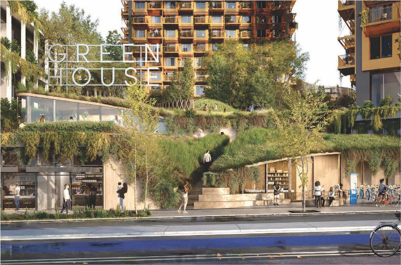 Rendering of building from page 59 of the file 'Application booklet'