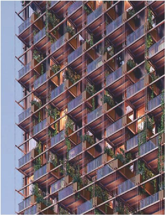 Rendering of building from page 63 of the file 'Application booklet'