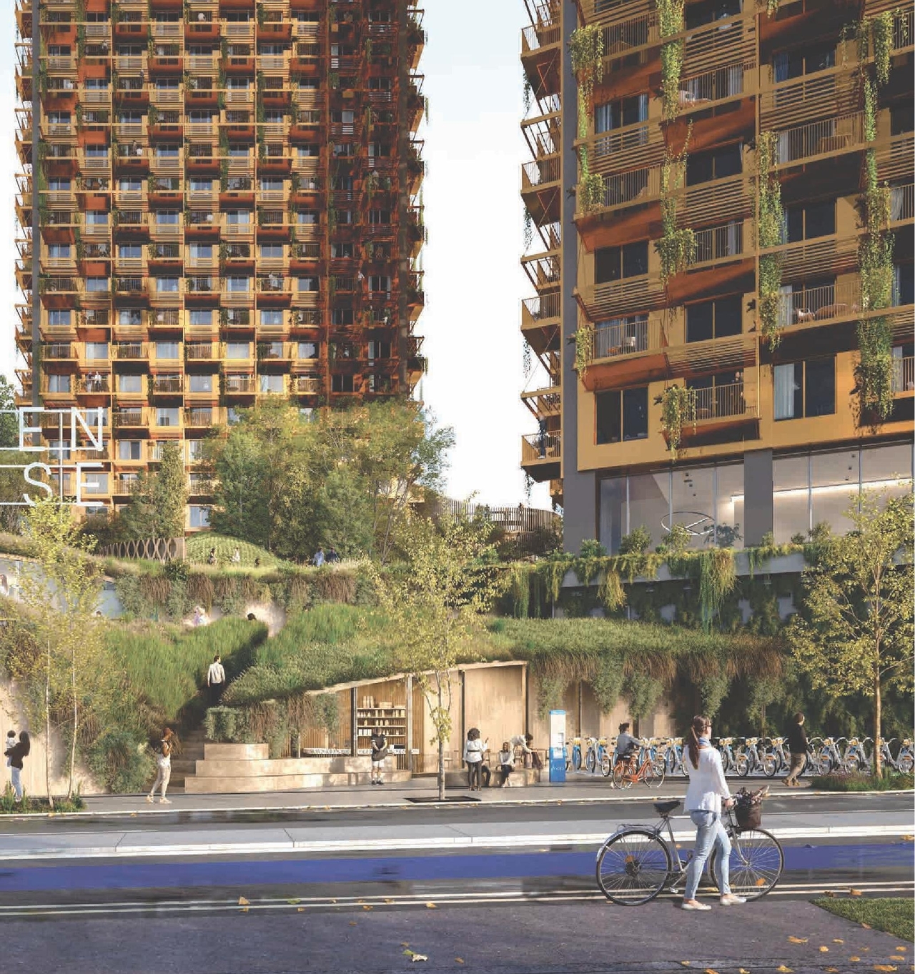 Rendering of building from page 66 of the file 'Application booklet'