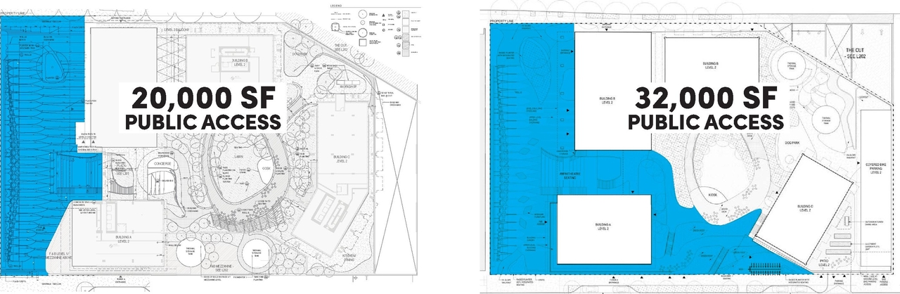 Construction site plan for project from page 81 of the file 'Application booklet'