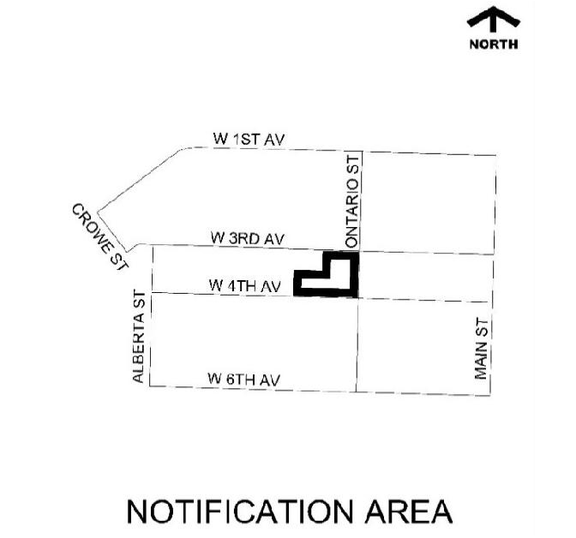 Construction site plan for project from page 41 of the file 'Referral report'