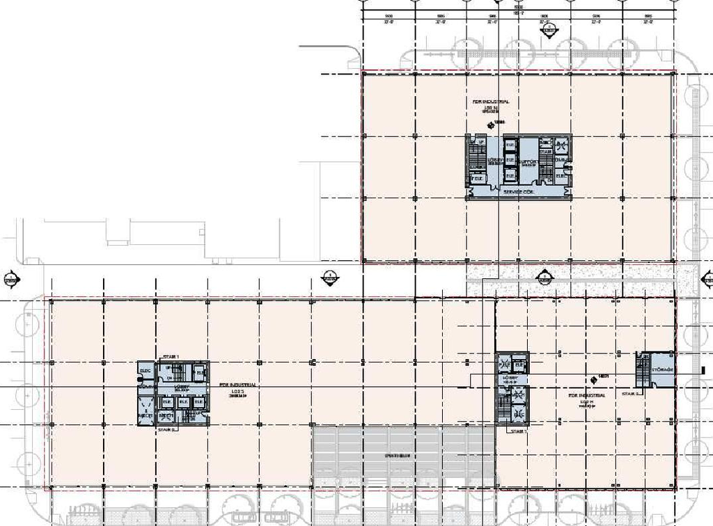 Floor plan for project from page 47 of the file 'Referral report'