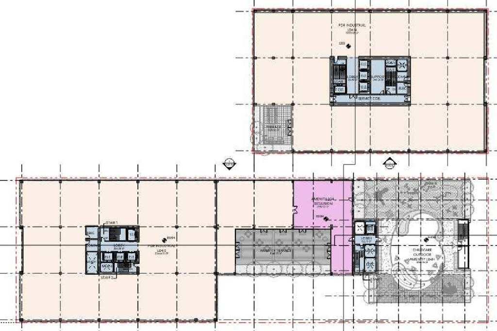 Floor plan for project from page 48 of the file 'Referral report'