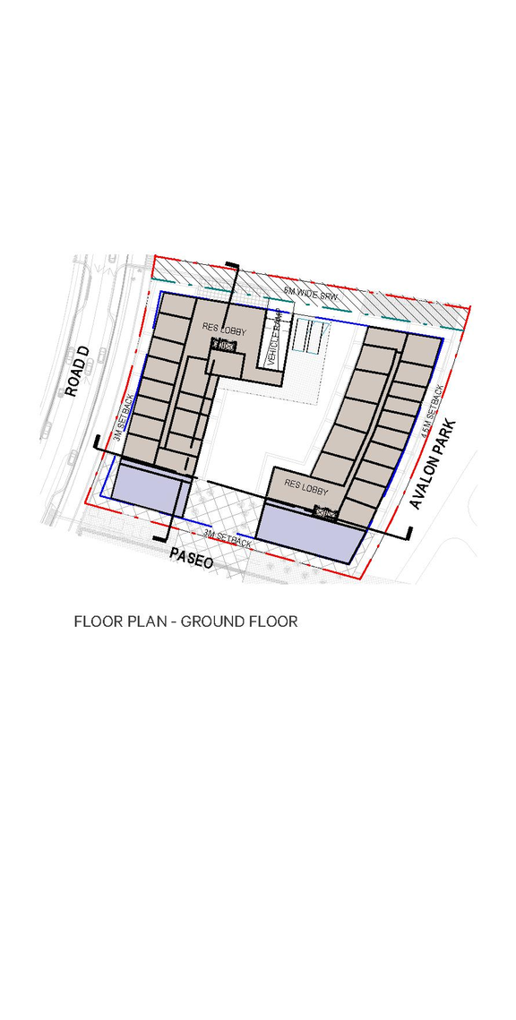 Floor plan for project from page 16 of the file 'Application booklet - Section 6'