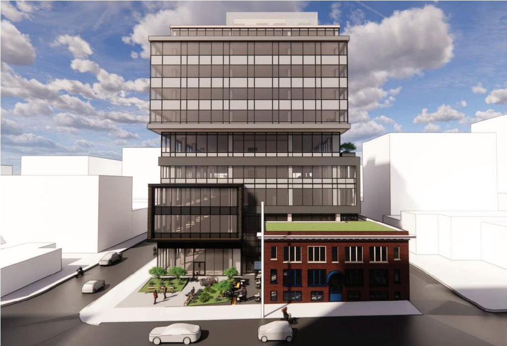 Rendering of building from page 35 of the file 'Referral report'