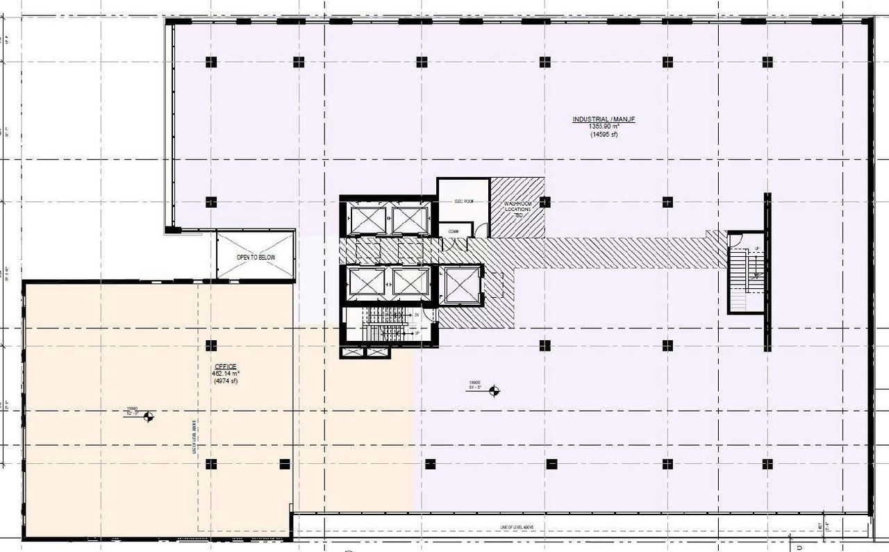 Floor plan for project from page 37 of the file 'Referral report'