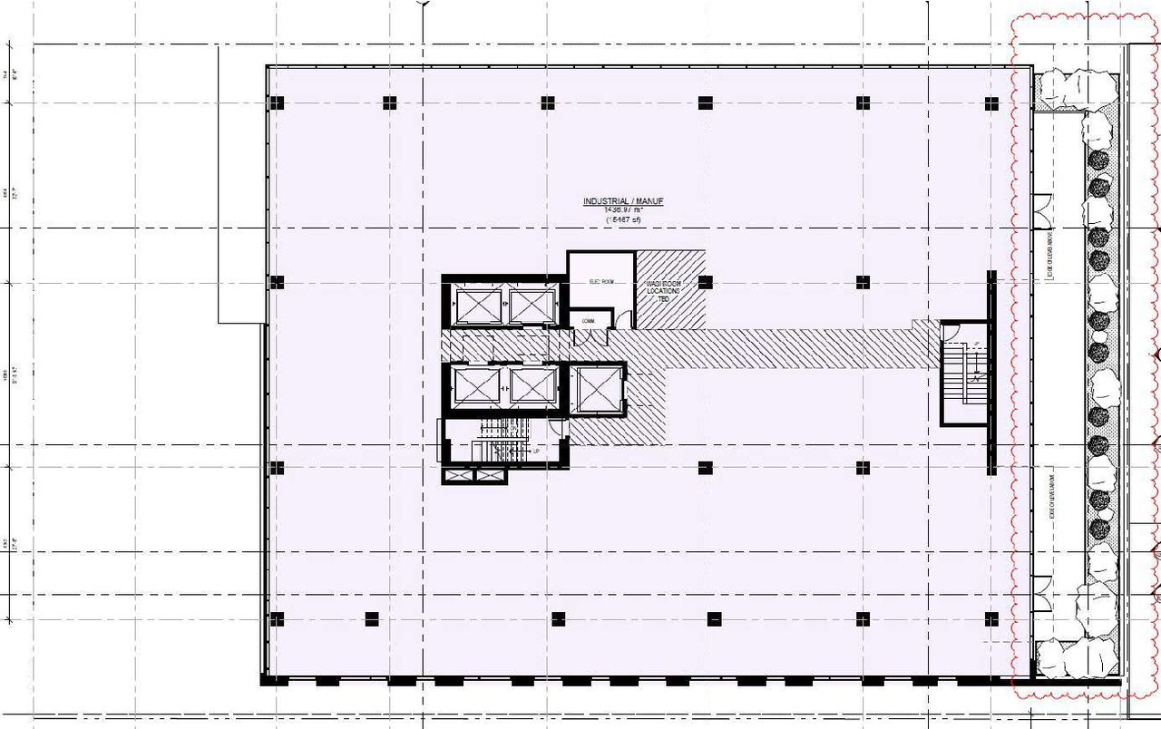 Floor plan for project from page 38 of the file 'Referral report'